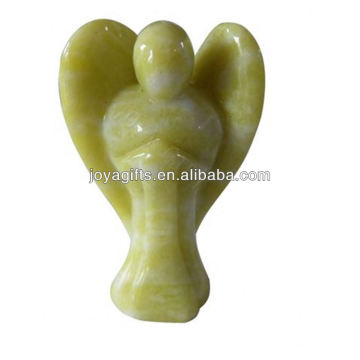 Hand geschnitzte 2 &quot;Edelstein Engel Edelstein Engel